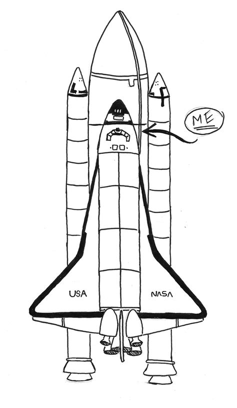 Nasa Space Shuttle Coloring Pages