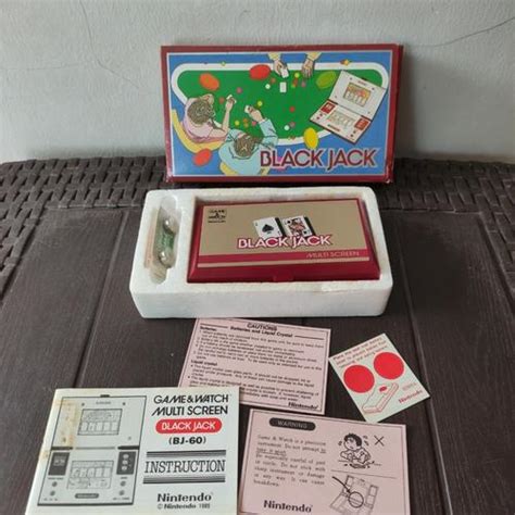 Jual Nintendo game watch gimbot jadul Black jack jadul nostalgia retro ...