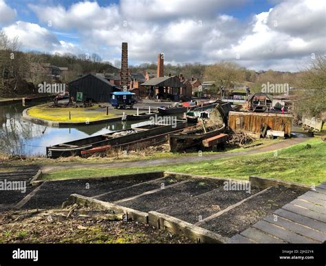 A low-angle view of the black country living museum in Dudley, England Stock Photo - Alamy