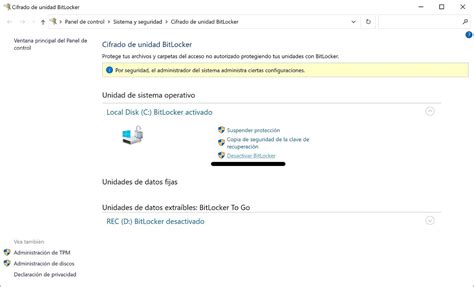 Image result for Desactivar BitLocker Disco Externo
