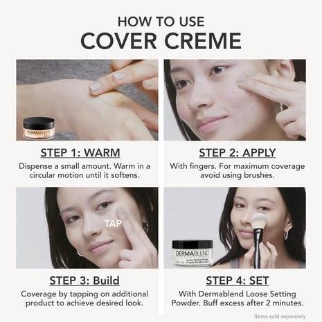 Image result for Dermablend Cover Cream Tutorial