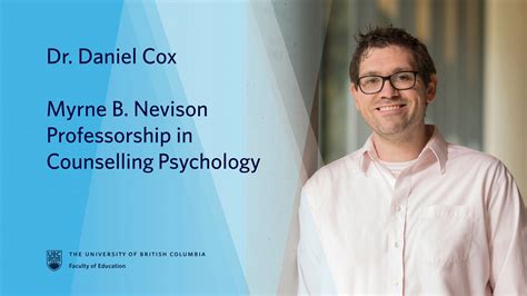 Dr. Daniel Cox – Faculty of Education