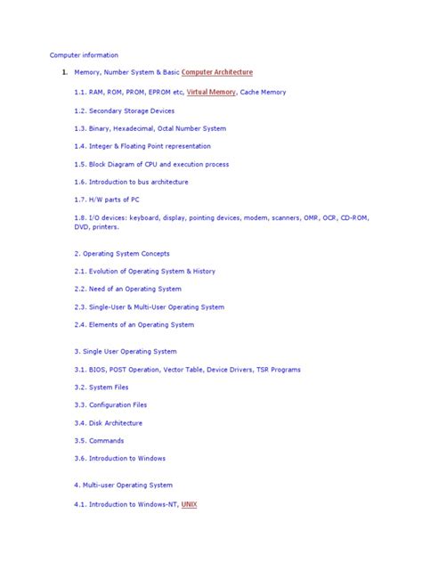 Image result for Computer Information Documents