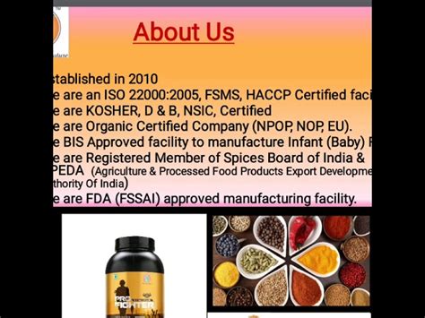 Pharma & Food Processing Services - New Food Product Development ...