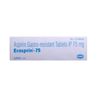 Ecosprin 75 Tablet: Uses, Side Effects, Price & Substitutes