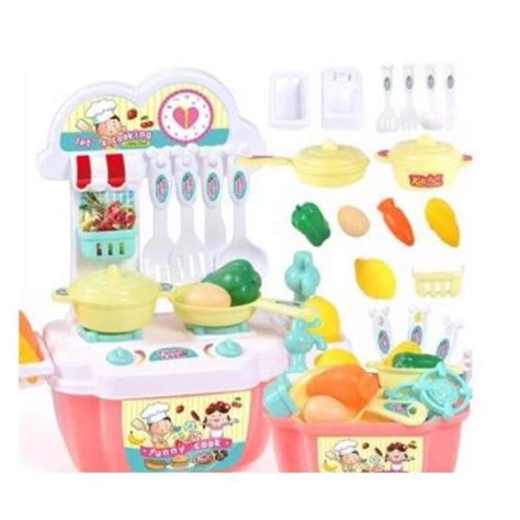 مجموعة ألعاب مطبخ هابي ليتل Kitchen Happy Little Set Toys