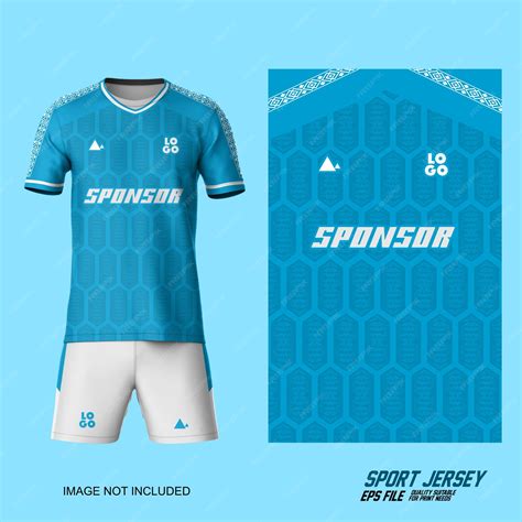 Premium Vector | Vector football jersey template sports tshirt design