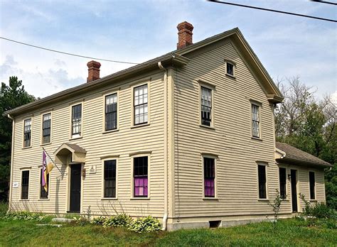 This is the Susan B. Anthony Birthplace Museum in Adams, Massachusetts ...