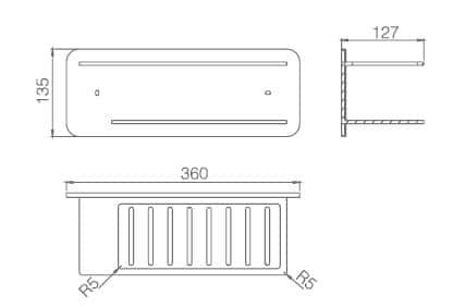 Estantes De Baño BETHARI MATE - Comprar Estantes De Baño.