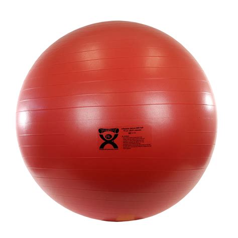 Cando Deluxe Anti-Burst Exercise Ball, red, 75cm | 1009001 | W40140 ...