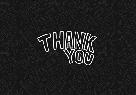 Grazie, grazie, doodle, testo, disegno, mano, con, scuola, cosa, tema ...
