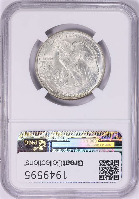 1945 Walking Liberty Half Dollar NGC MS-65 (Item 1949595 ...