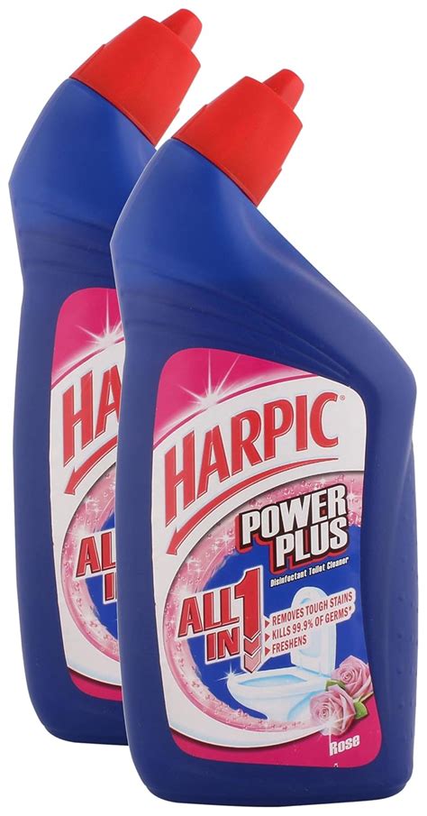 Spencer's Combo - Harpic Power Plus Toilet Cleaner Rose, 500ml (Pack of ...