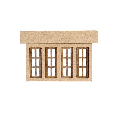 Build A Home 4 Door Window 6 Panel W85.4 X H49 mm 2pc – Itsy Bitsy