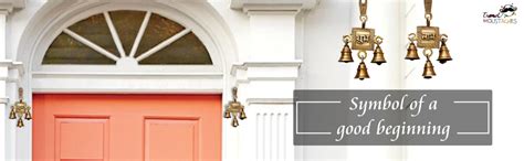 Two Moustaches Brass Shubh Labh Hanging Bells Set (3.2 x 6 inch, Set of ...