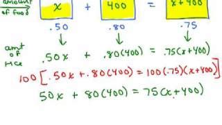 Image result for Mixture Word Problems