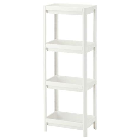 VESKEN shelf unit, white, 37x23x101 cm (141/2x91/8x395/8") - IKEA