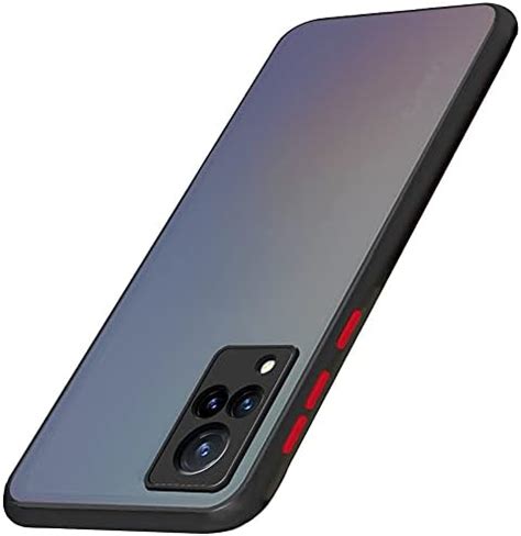 TheGiftKart Back Cover for Vivo V21 5G (TPU Poly Carbonate | Black ...