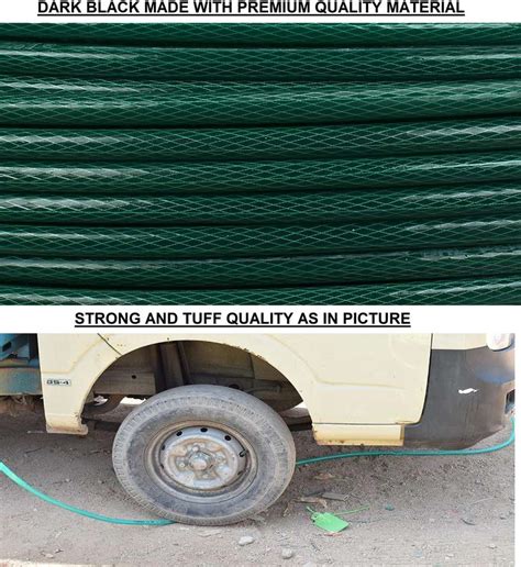 ANNA AGRO 3 Layered Heavy Duty Braided Water Hose Pipe (Size : 0.75 ...