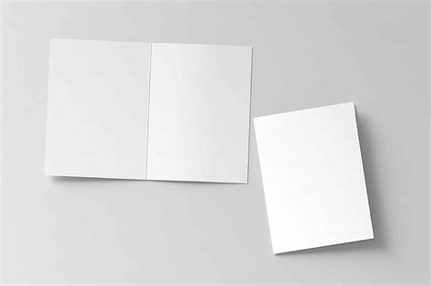 Two Fold A4 Flyer Mockup