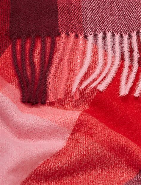 Buy Checked Scarf at Marks & Spencer
