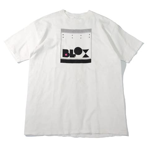 [XL程度] 90's BLOX MENS WEAR Printed T-shirt White | mongos