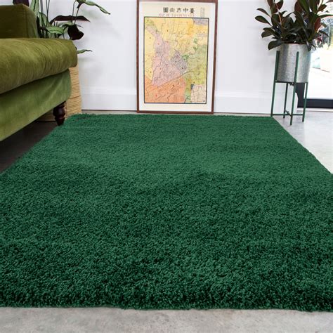 Super Soft Dark Shaggy Living Area Rug
