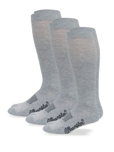 Buy Wrangler Mens Western Boot Cushion Over the Calf Socks 3 Pair Pack ...