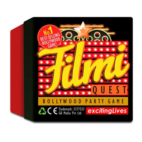 Exciting Lives Filmi Quest Bollywood Party Card Game – UniEssential