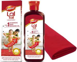 Dabur Lal Tail: Ayurvedic Baby Oil - 500ml with Muslin Cloth - Buy Baby ...