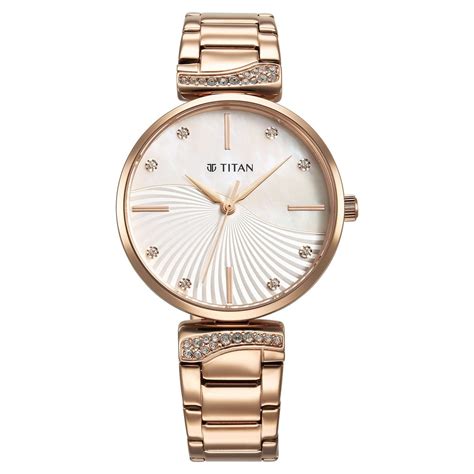 Buy Online Titan Purple Style Up Quartz Analog Mother Of Pearl Dial ...