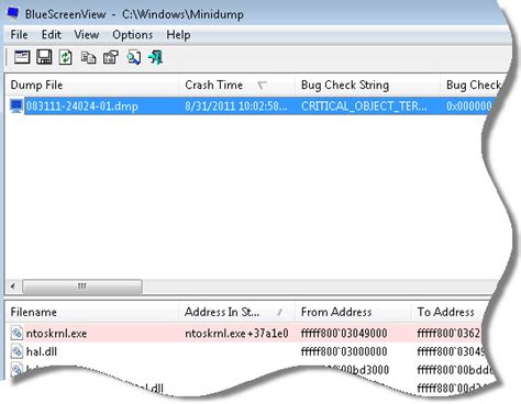 Image result for Blue Screen View