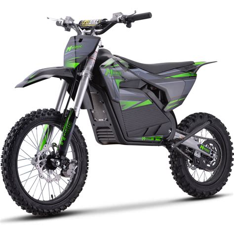 MotoTec 72v Pro Electric Dirt Bike 5000w Lithium Green-MT-Di