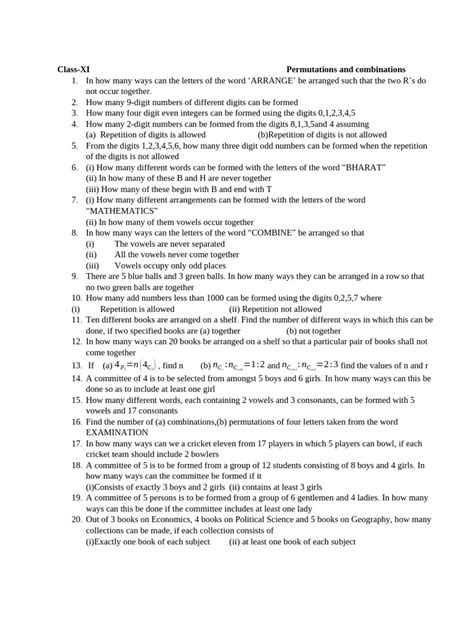 Understanding Permutations and Combinations 的图像结果