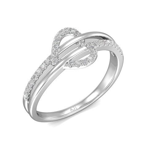 Joyalukkas 18k (750) White Gold and Diamond Ring for Girls : Amazon.in ...