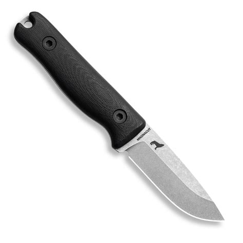 F3 EDC Fixed Blade Knife (CPM MagnaCut, Matte Stonewash, Black G10 ...
