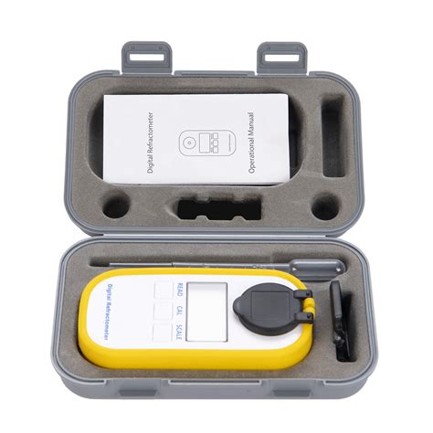 Beslands Refractometer Digital Sugar Concentration Meter Brix With Brix ...
