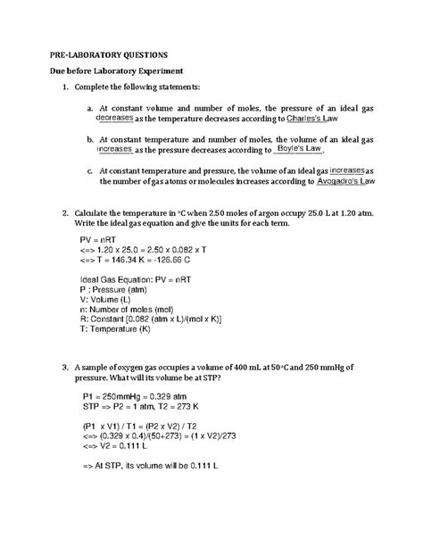 CHEM 1111 Post-Lab Questions: Safety and Protocols Guidance - Studocu