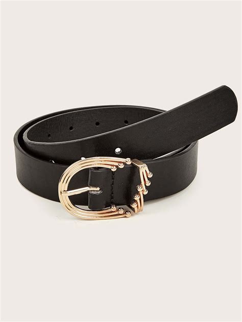 Shaped Buckle Belt | SHEIN USA