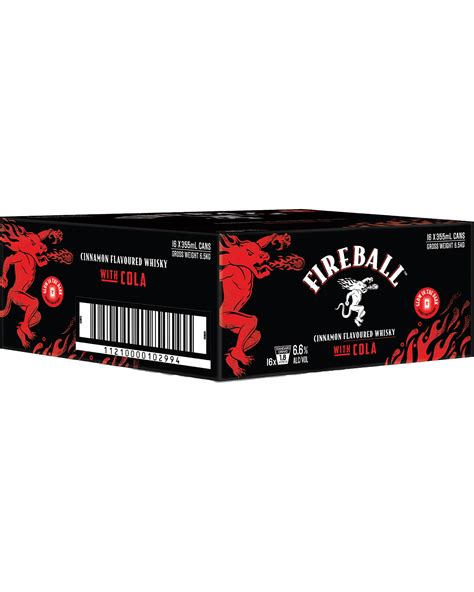 Buy Fireball Cinnamon Whisky & Cola Cans 355ml Online @Lowest Price