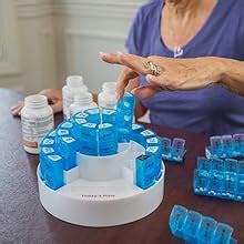 Ezyfit Monthly Pill Box 31 Day Medication Organizer, Multiple Daily ...
