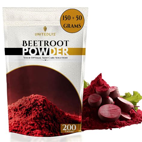 Unitedlys Organic Beetroot Powder for Face Pack 150G | Natural ...