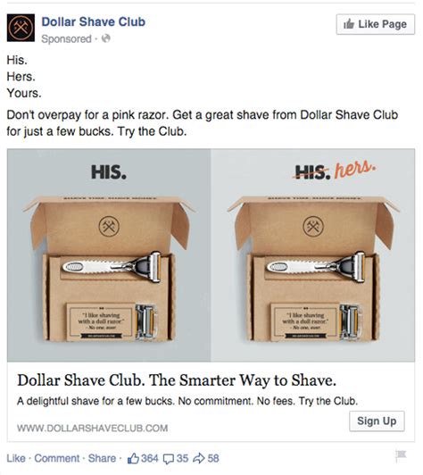 Dollar Shave Club Add 的图像结果