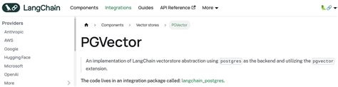 Image result for Pgvector Using Langchain
