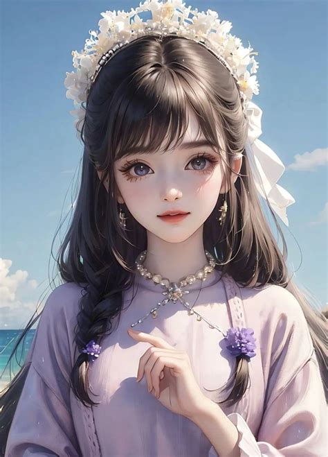 动漫美女头像 的图像结果