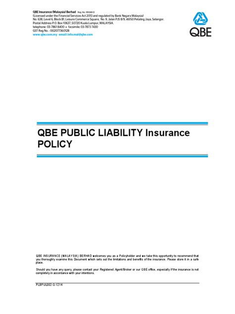 Liability Insurance Policy 的图像结果