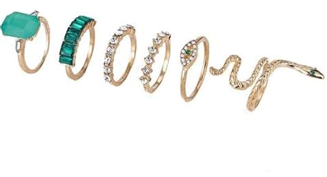 Amazon.in: Green - Women's Rings / Women's Jewellery: Jewellery