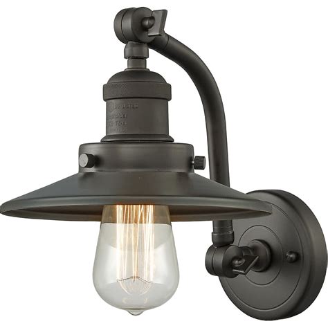 Innovations Lighting 515-1W-OB-M5-LED Franklin Restoration Railroad ...