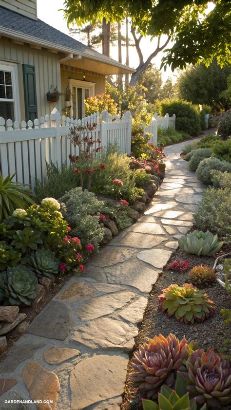 10 Beautiful Front Yard Walkway Ideas