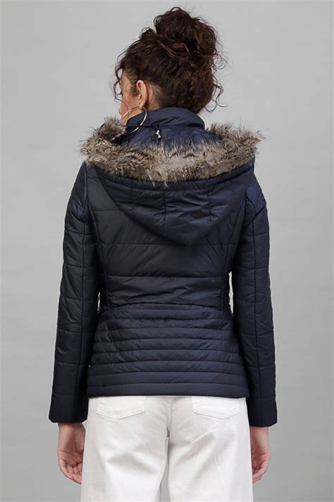 Buy Gipsy Navy Blue Polyester Jacket Online - Gipsy Online